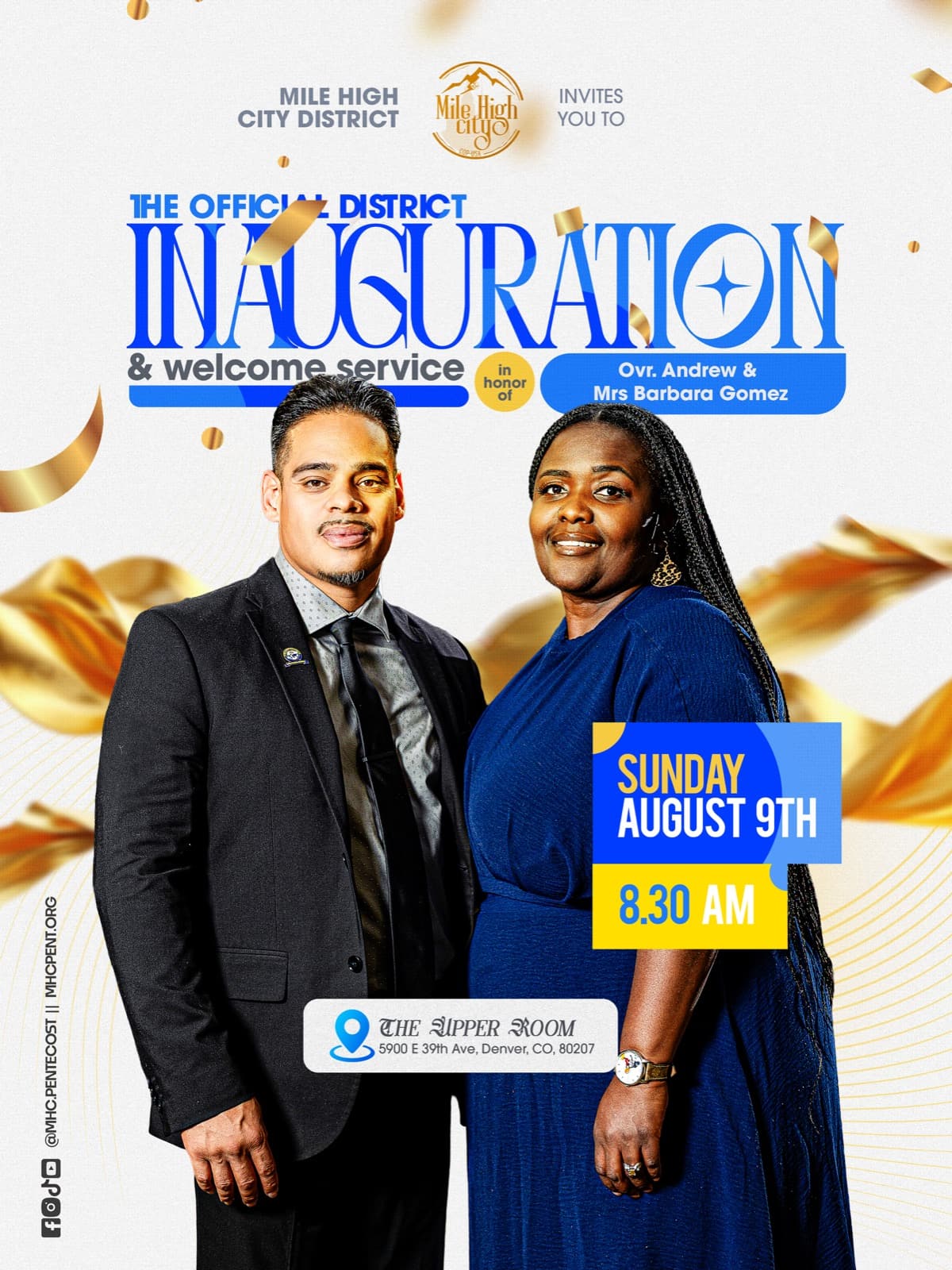 City District Inauguration flyer