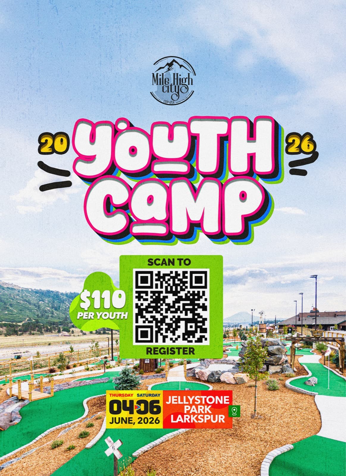 Youth Camp flyer