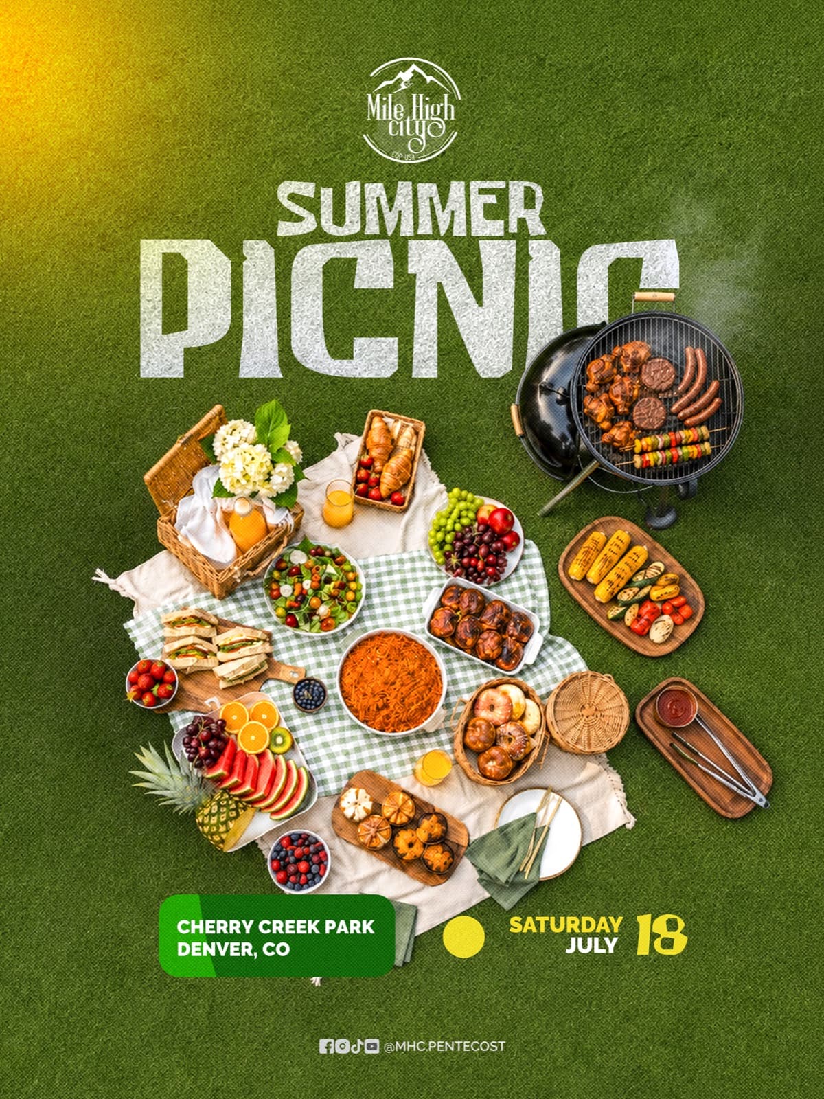 Summer Picnic flyer