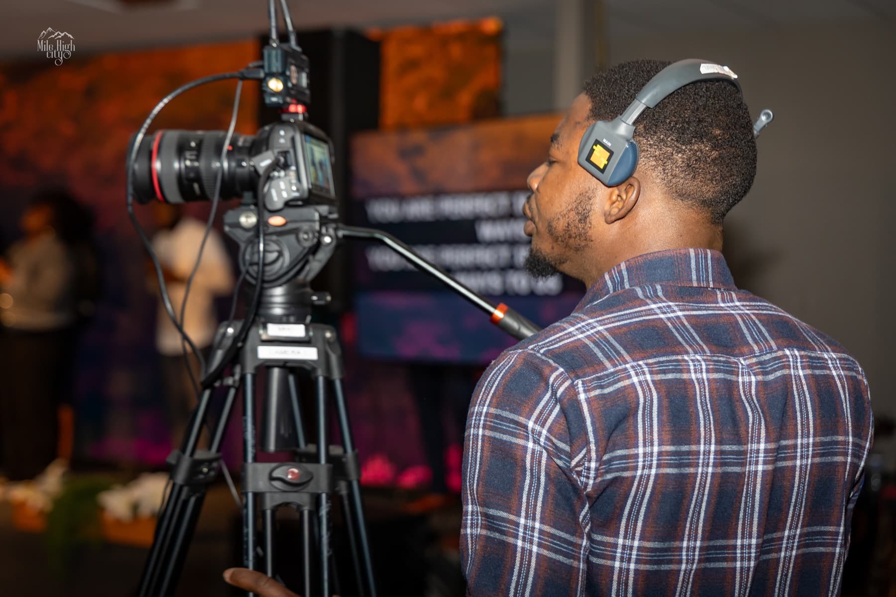 MHC media ministry camera operator serving