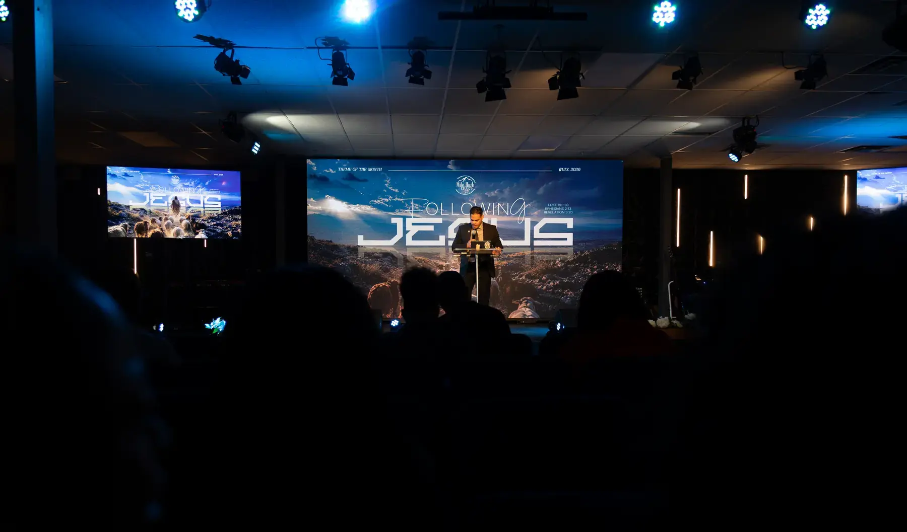 Ovr. Andrew Gomez preaching at Mile High City Church